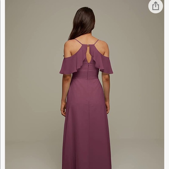 Chianti Colored Wedding Dress - Picture 3 of 7